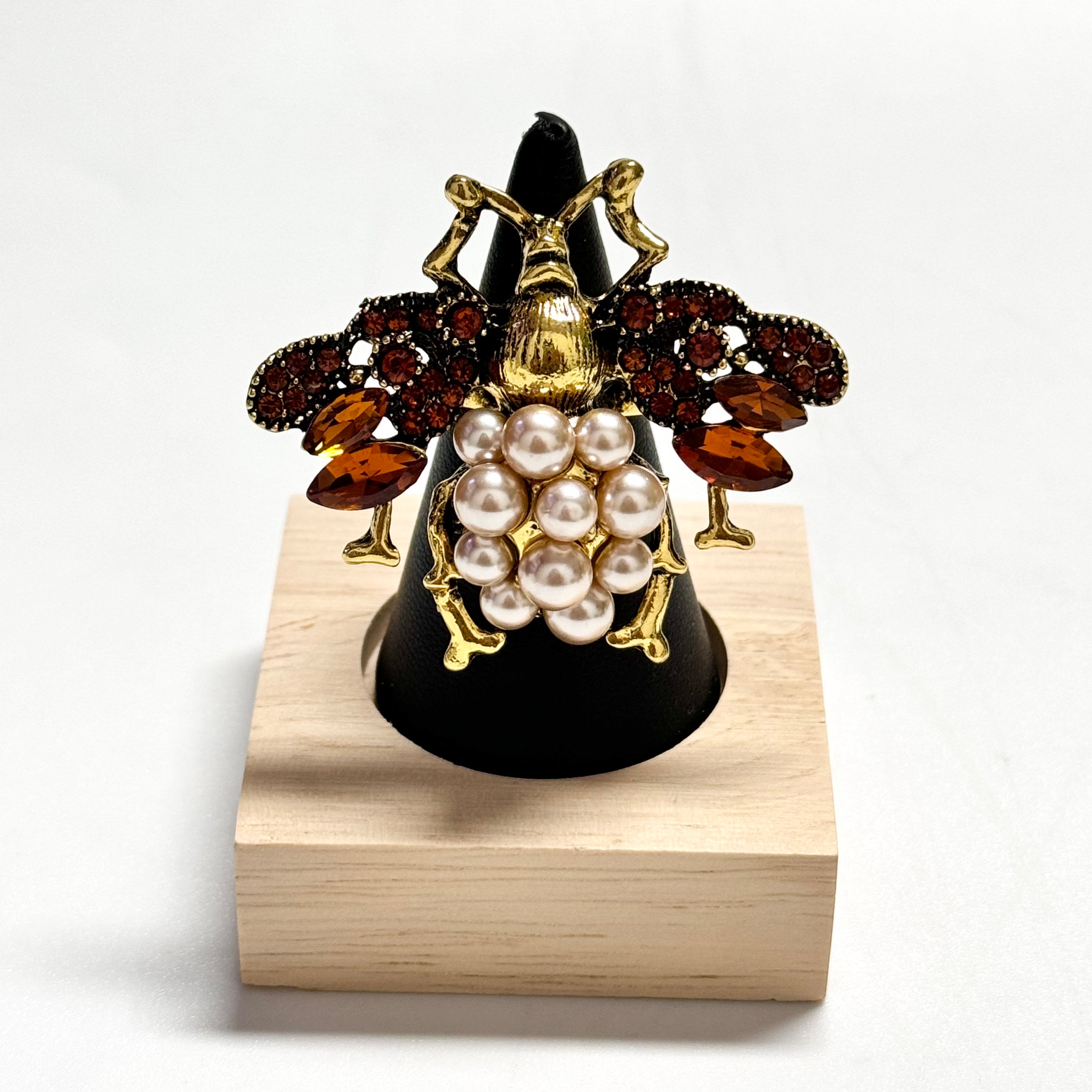 Cute insect bee rings