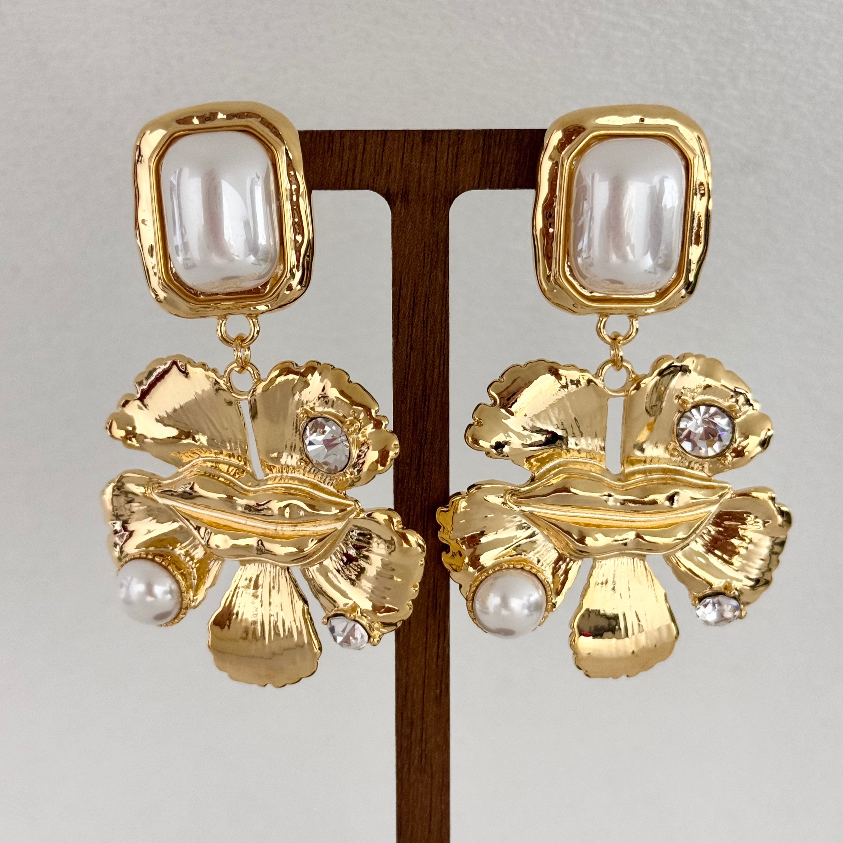 Flower Drop Earrings
