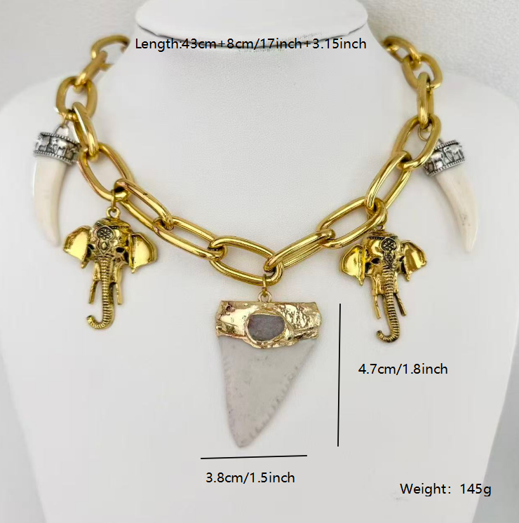 Elephant Pendant Necklace
