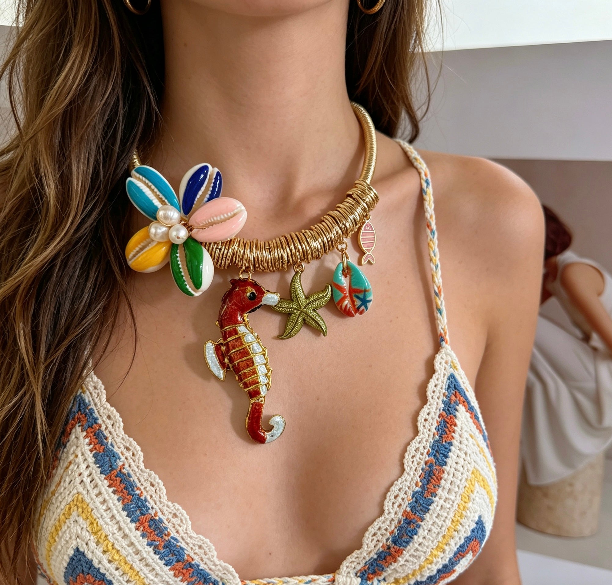 Seahorse Pendant Necklace