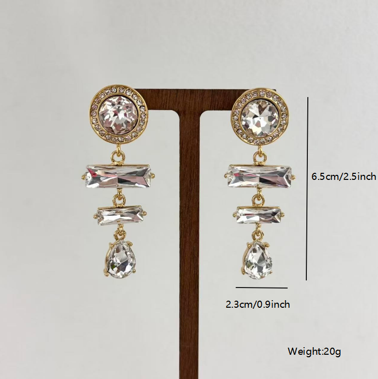 Crystal Drop Earrings