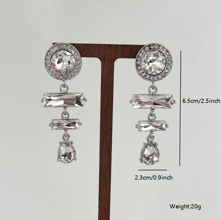Crystal Drop Earrings