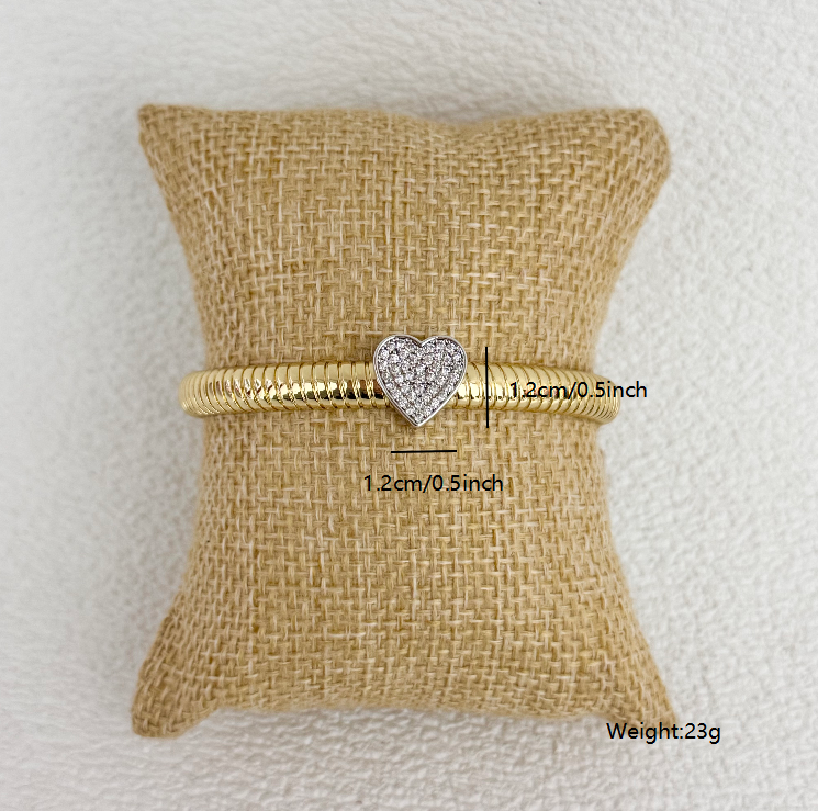 Heart cross beads bracelets