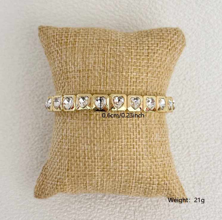 Heart cross beads bracelets