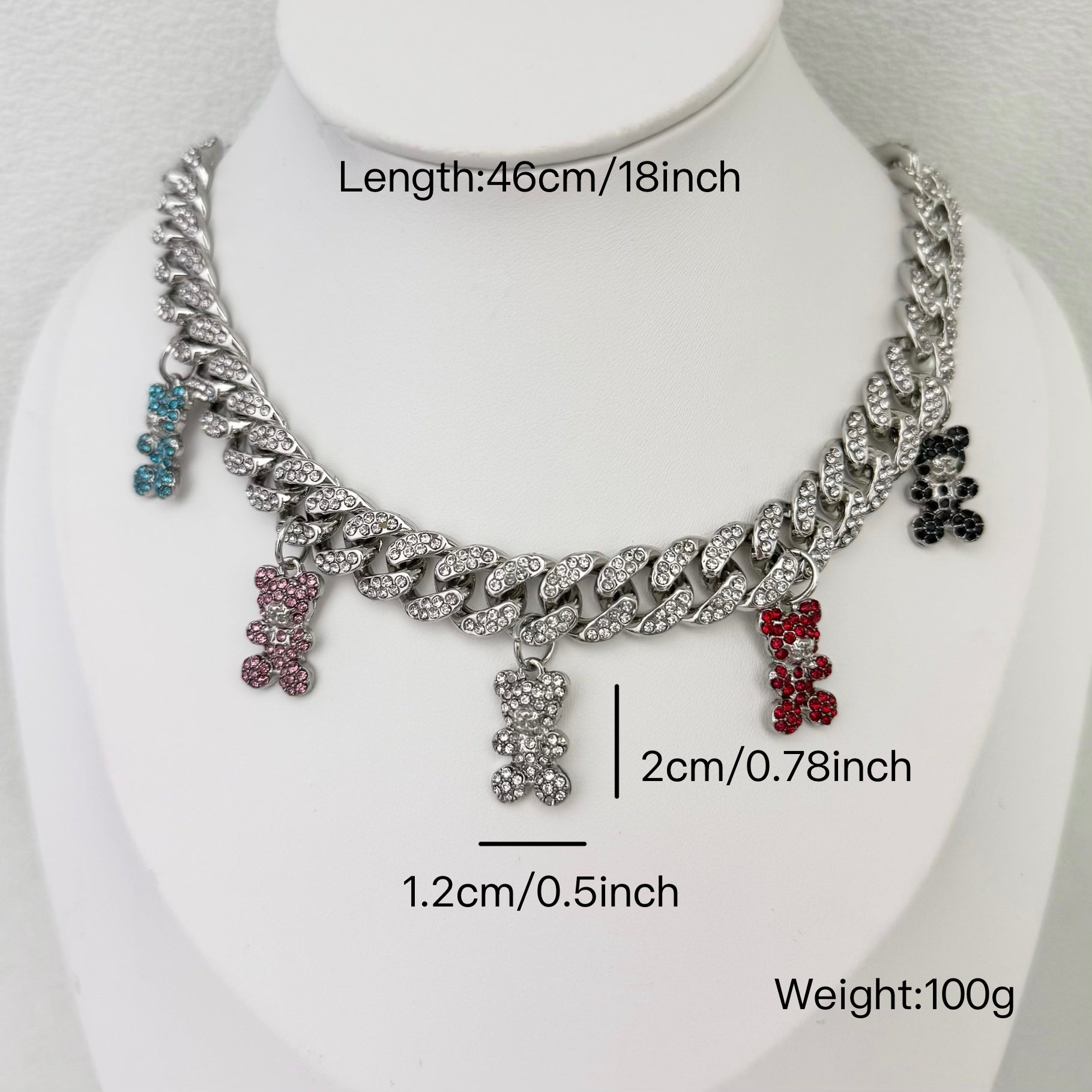 Hip Hop Gummy Bear Necklace
